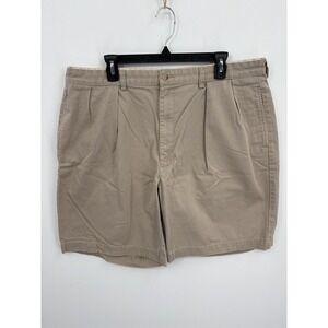 Polo Ralph Lauren Tyler VTG Shorts Men's 40 Khaki Pleated Casual Preppy Chino